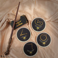 Lot de 4 sous-verres Harry Potter - Sortilèges et enchantements, série 1