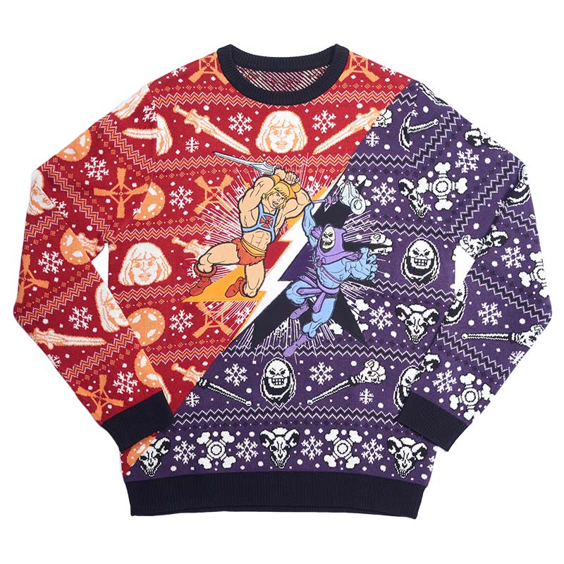 Maglione natalizio He-Man contro He-Man Skeletor