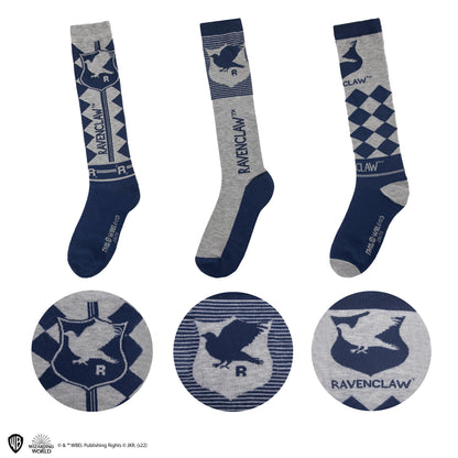 *Set de 3 Paires de Chaussettes Hautes Serdaigle