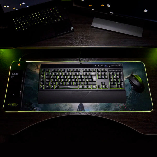 Hogwarts Legacy - Oversize Gaming Mat & Mobile Charger