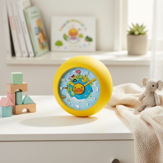 Reloj de pato amarillo
