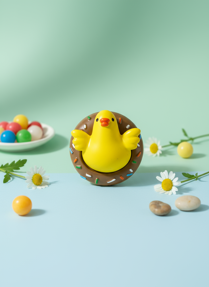 Imán de pato Donut