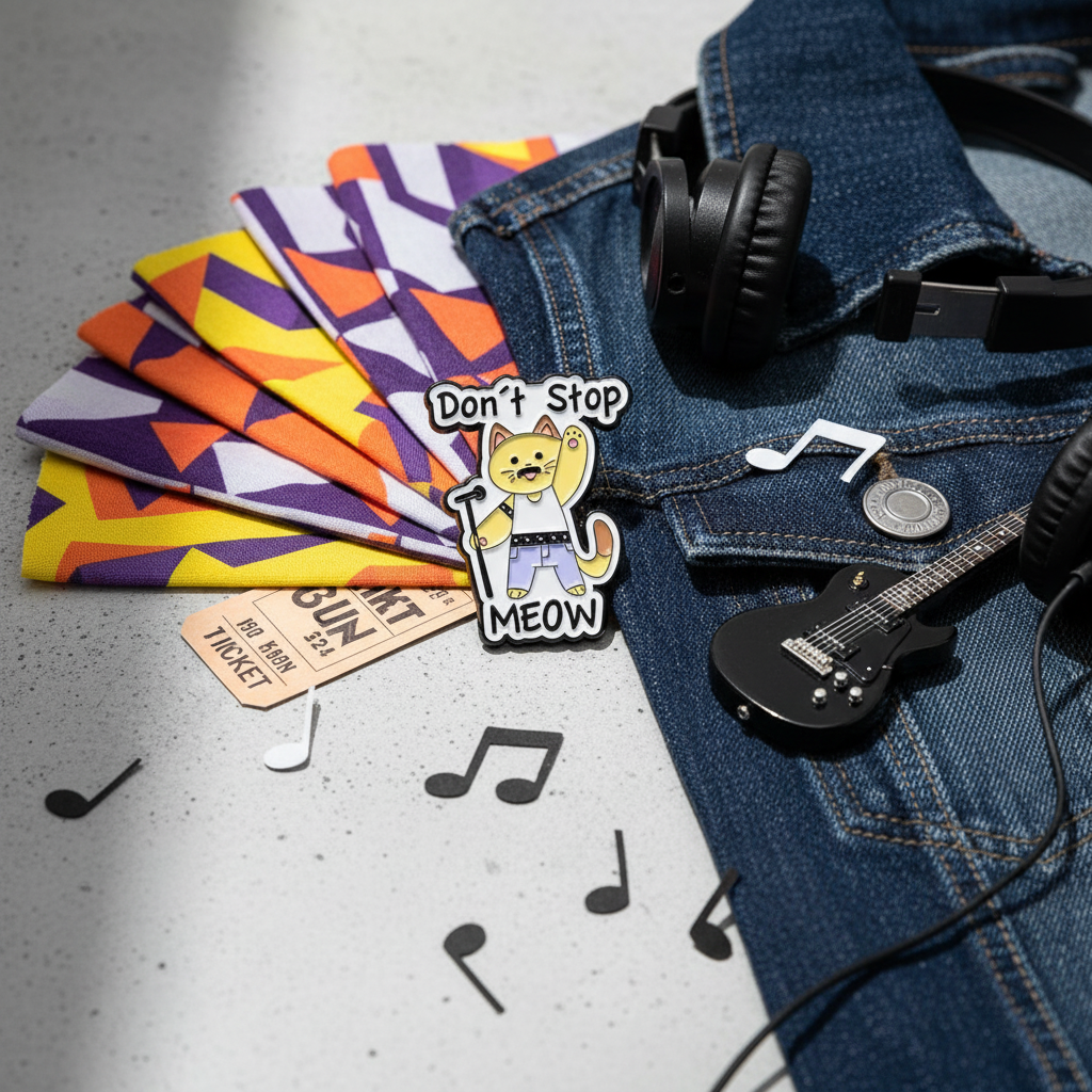 Pin de gato "No pares de maullar"