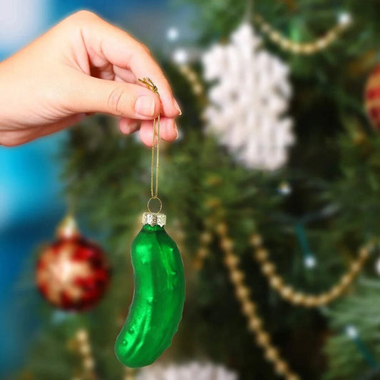 Green Pickle Christmas Bauble