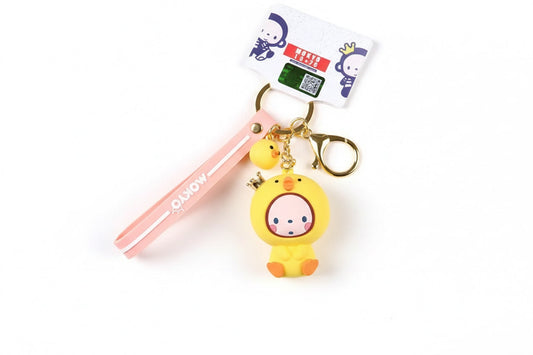 Duck Monkey Key Ring