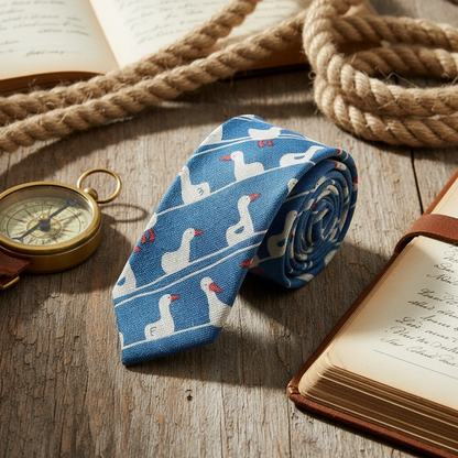 Cravate Canard Blanc