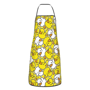 Avental Pato Amarelo e Branco