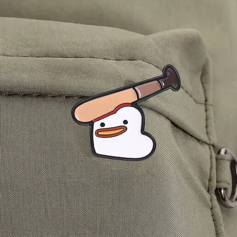 Pin’s Canard Blanc Baseball