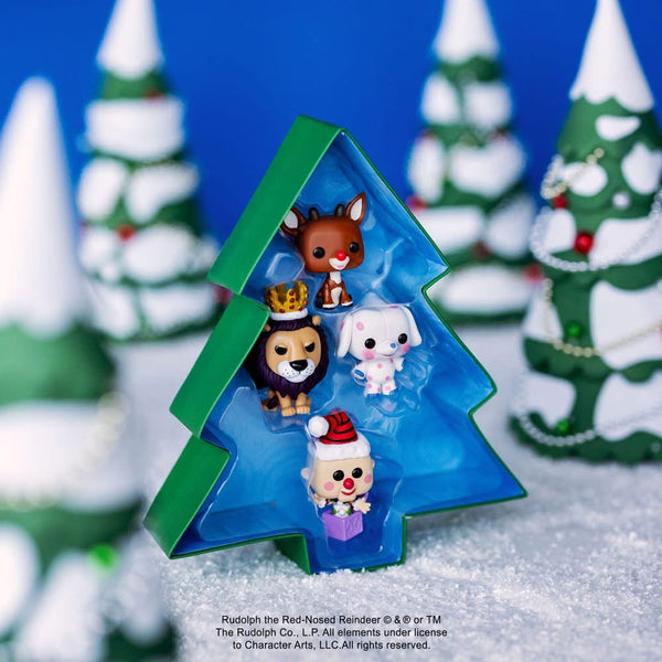 Funko Pocket Pop! Holiday Rudolph the Red-Nosed Reindeer 4-Pack