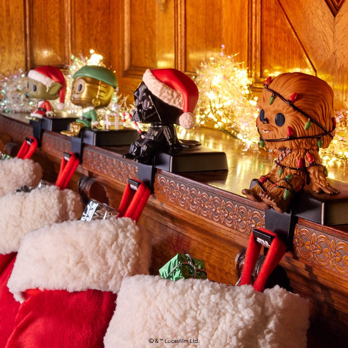 Pop! Stocking Hanger Darth Vader with Candy Cane 