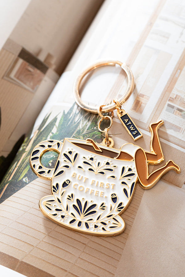 But first coffee - Keychain
