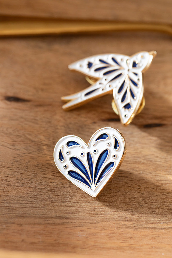 Blue Heart - Pins