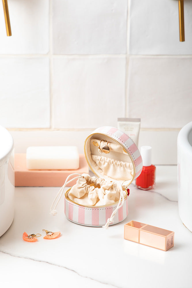 Pink Stripes - Jewellery Box