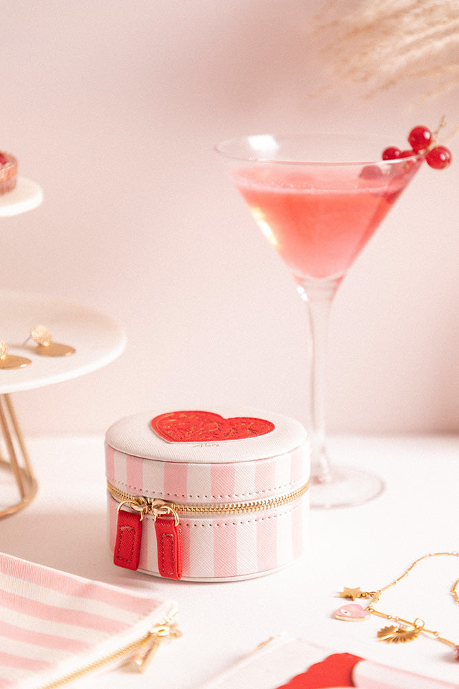 Pink Stripes - Jewellery box