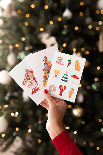 Ornaments - Greeting card - Gold foil