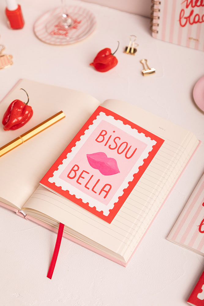 Duo Bisous Bella Stripes - Pocket Notebook A6 DUO