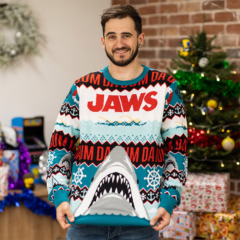 Maglione natalizio Jaws