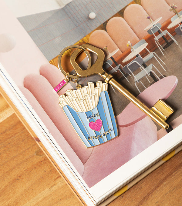 Fries Before Guys - Keychain