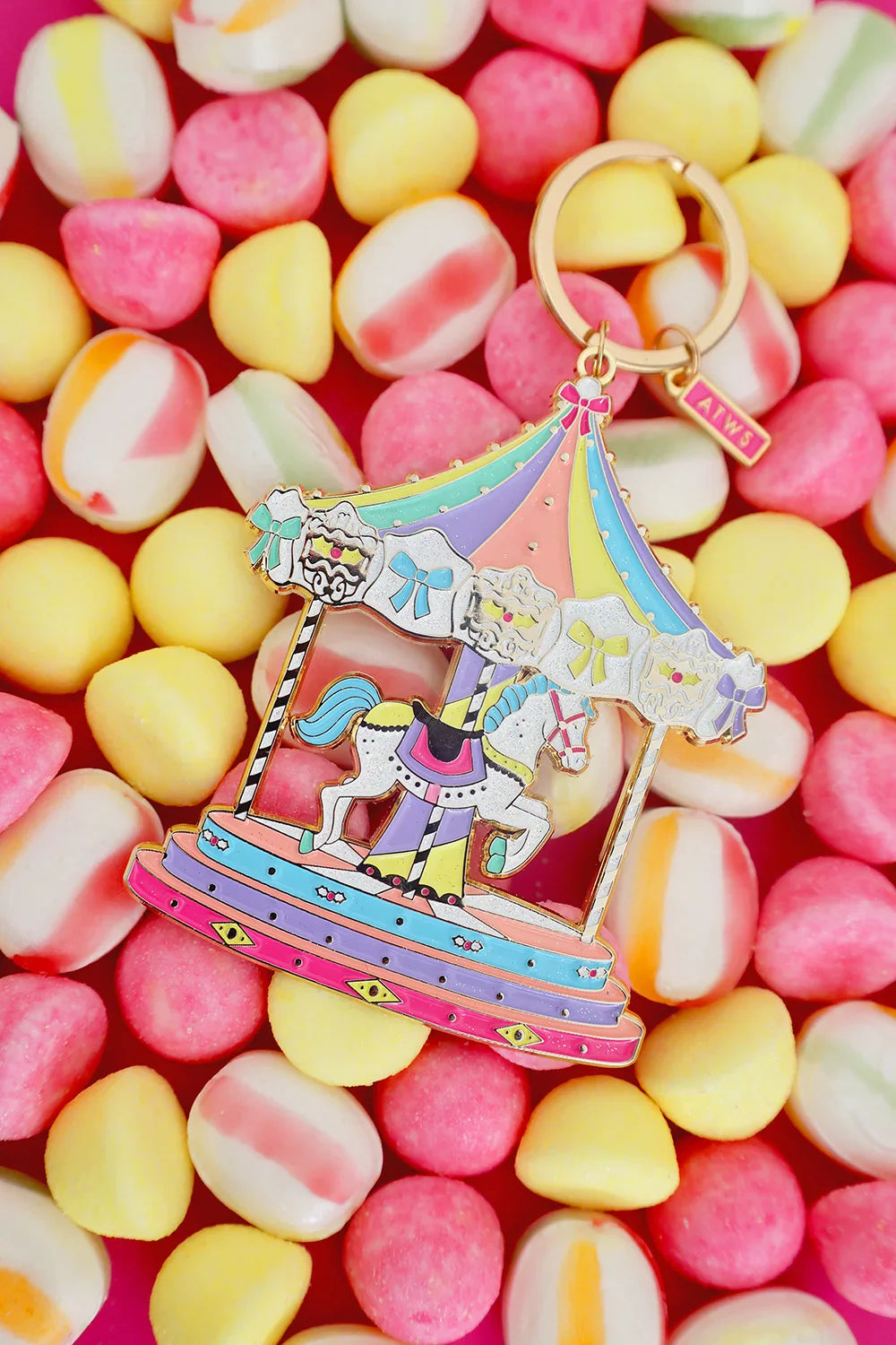 Merry Go-Round - Keychain