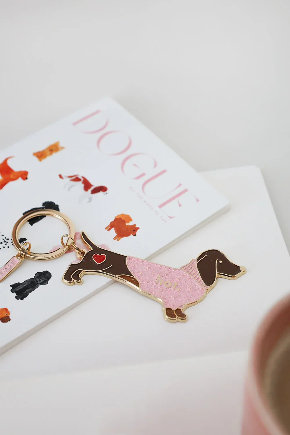 Hot Daschund - Keychain