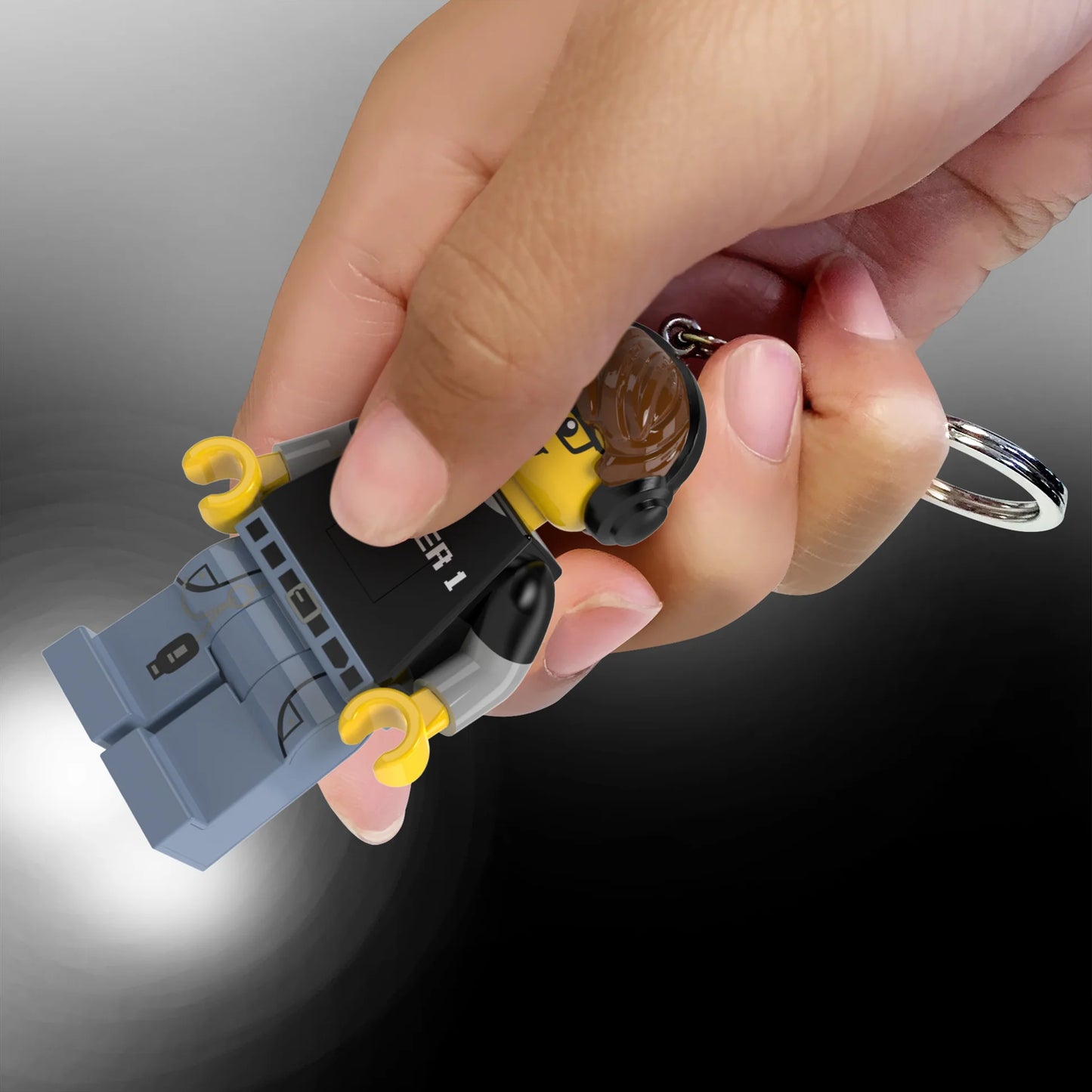 Porte-clés lumineux LEGO - Gamer