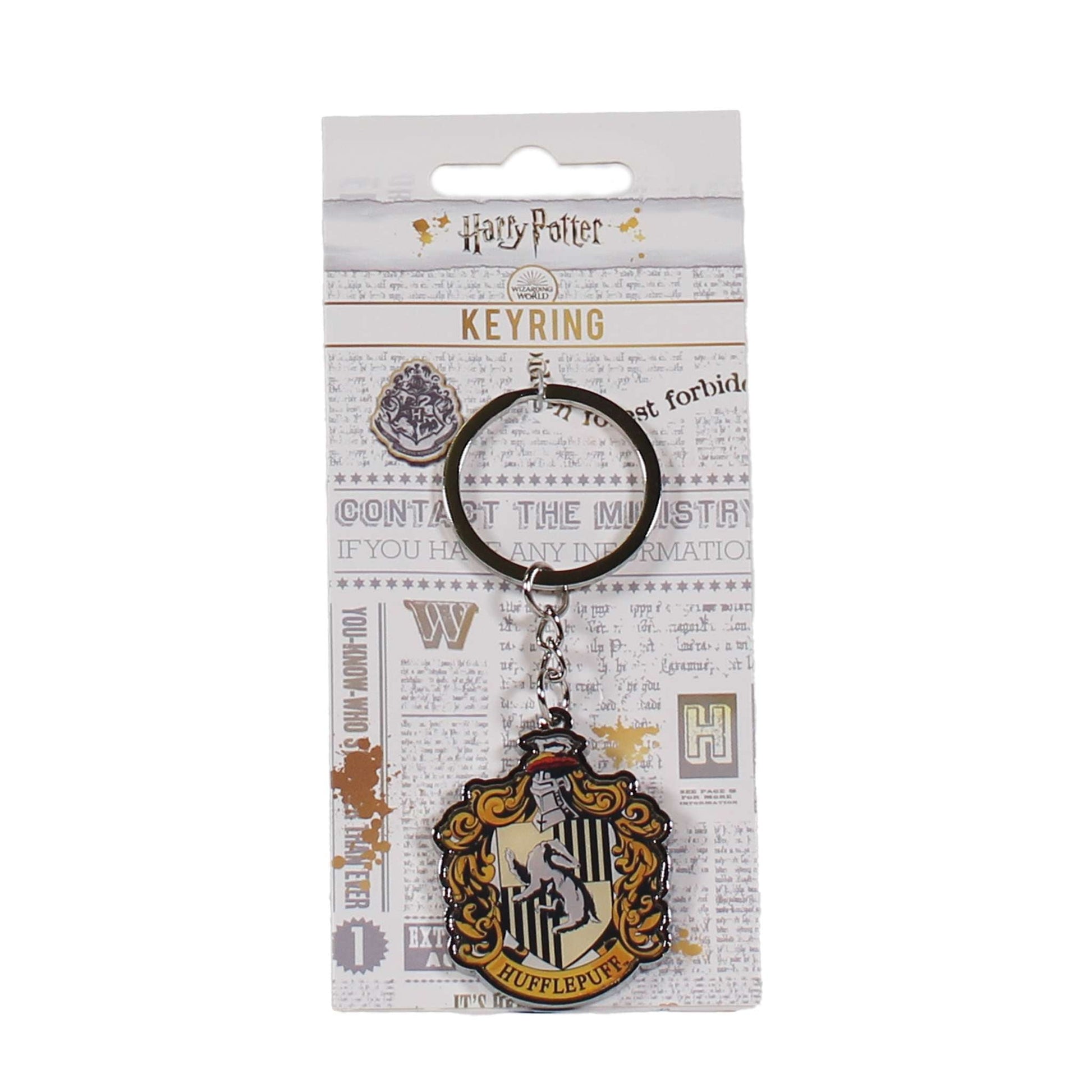 Porte-clés Harry Potter - Blason Poufsouffle