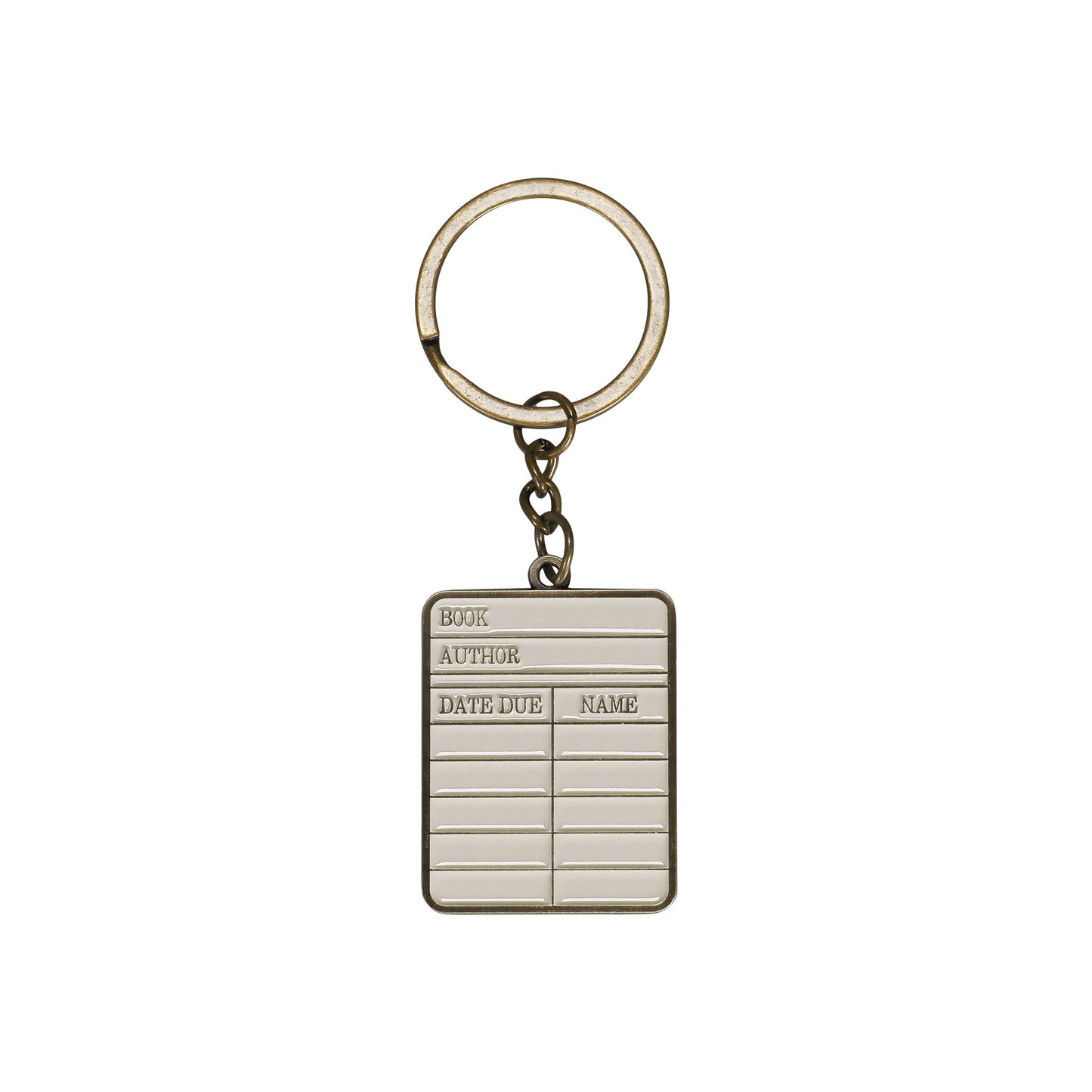 Porte-clés Pulteney Press - Library card
