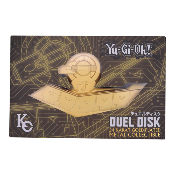 Réplique collector Yu-Gi-Oh! - 24K Gold Plated Duel Disk Mini