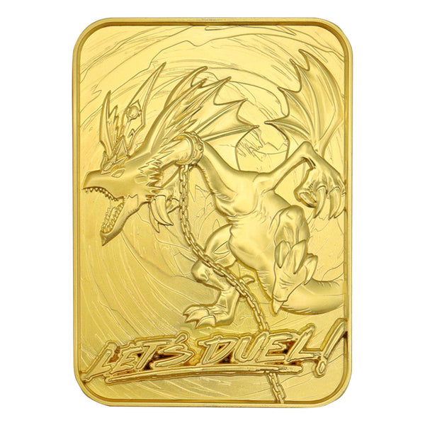Carte métal collector Yu-Gi-Oh! - 24K Gold Plated Harpie Pet Dragon