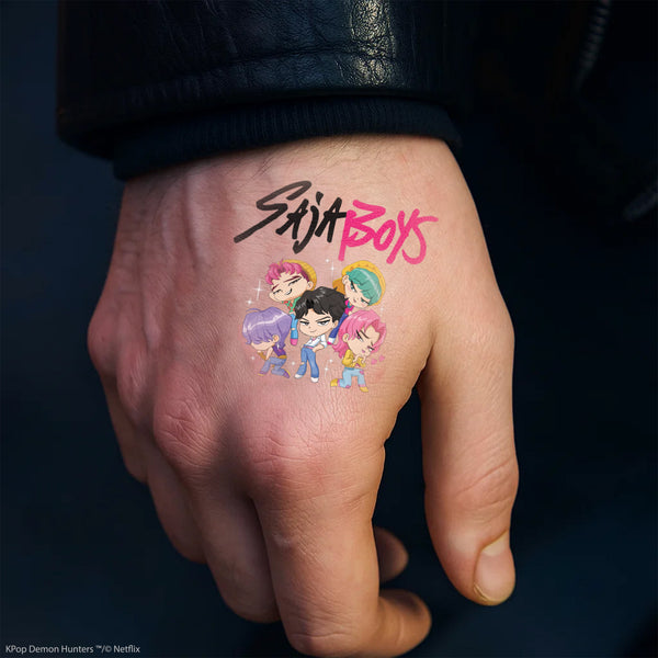 Tatouages Temporaires KPop Demon Hunters