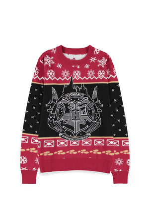 Camisola de Natal Harry Potter - Blason de Poudlard