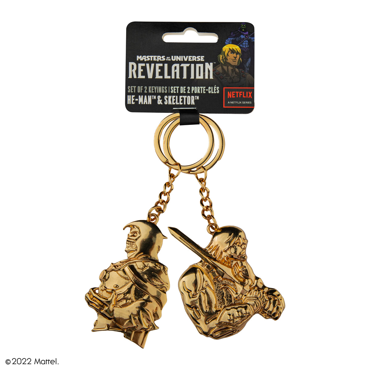 Set de 2 porte-clés Musclor et Skeletor