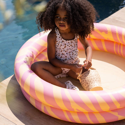 Kids Pool - Pink - Vibrant Stripes