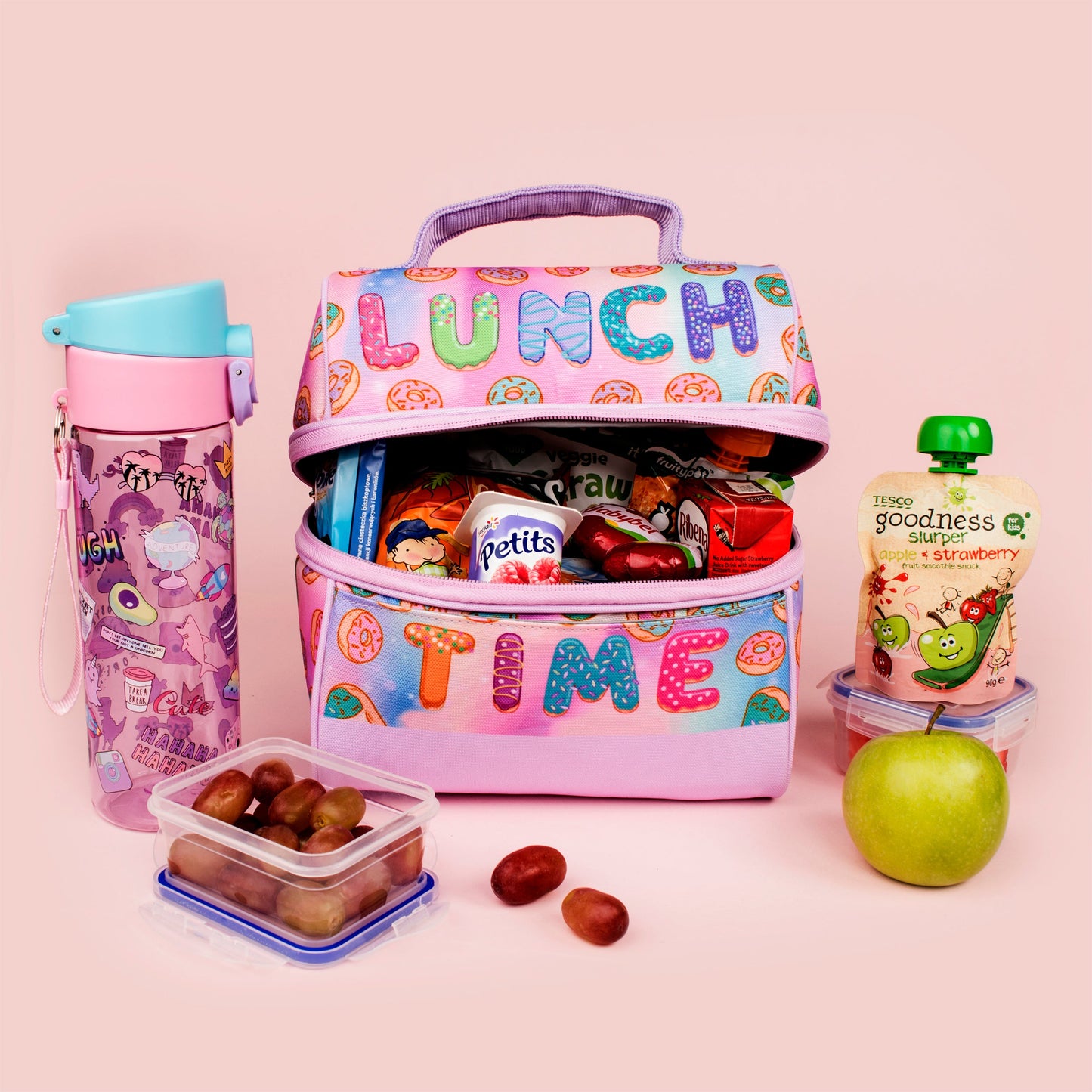 Retro sac repas Donuts Lunch Time