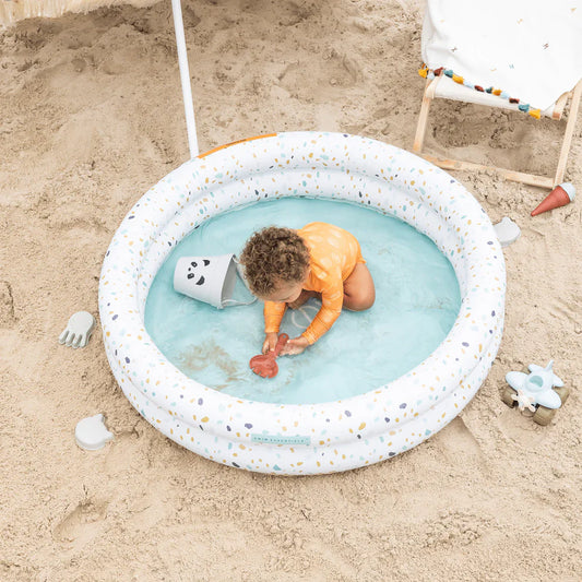 Kids Pool - White - Terrazzo Dream - Ø 100 cm