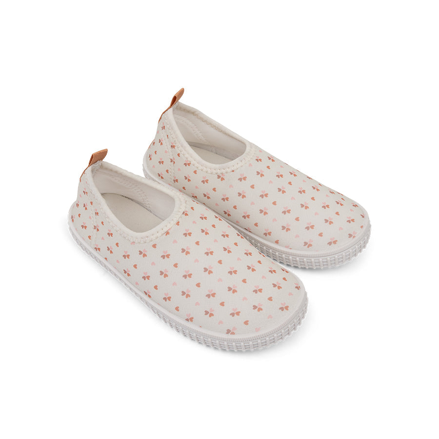 Kids Water Shoes - Old Pink - Cozy Hearts - Size 19-29