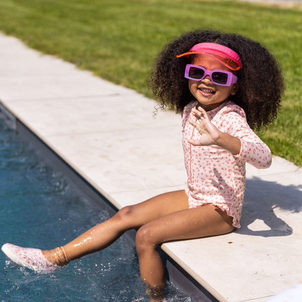 Kids Water Shoes - Old Pink - Leopard