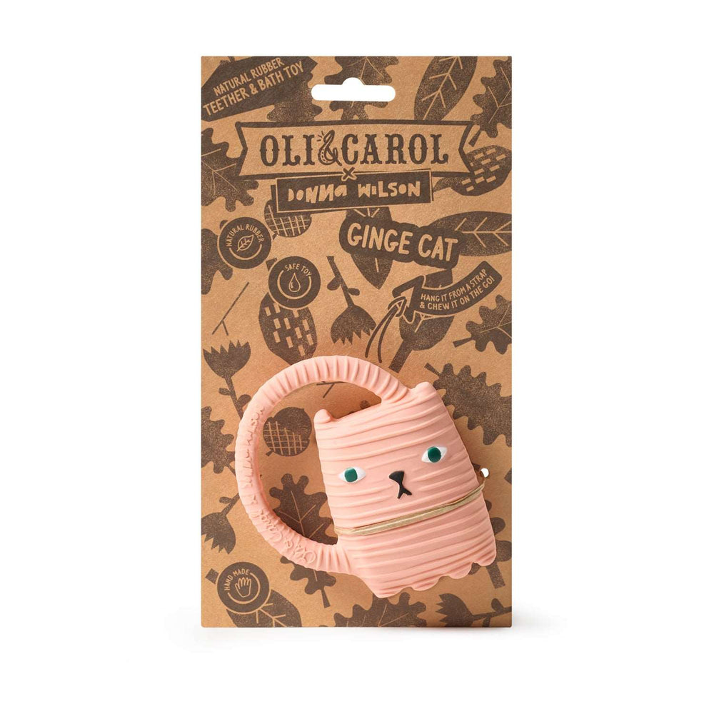 Ginge le Chat – Jouet de dentition bébé – Oli&Carol x Donna Wilson