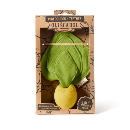 Lou the Lemon Mini Security Blanket-Teether