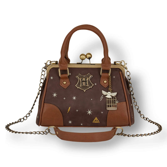 Bolso de mano con cierre de beso de Harry Potter
