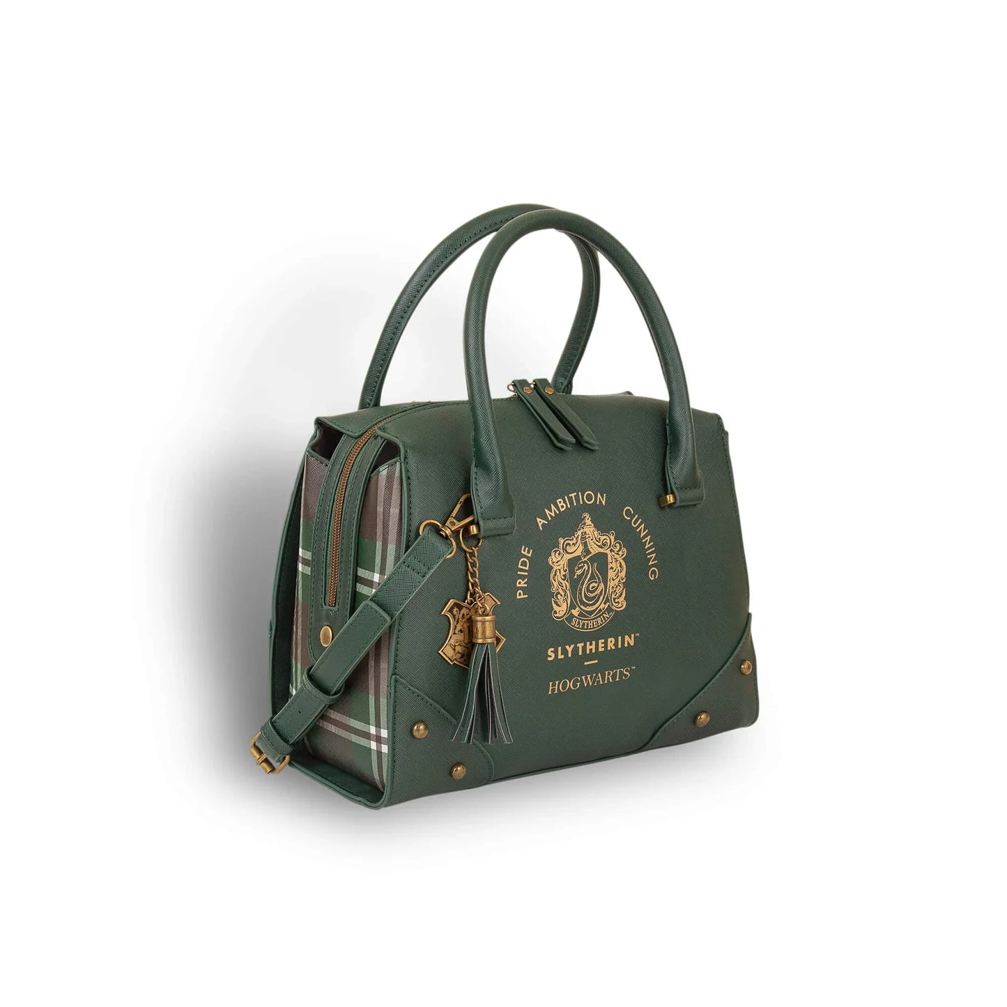 Harry Potter Luxury Plaid Handbag - Slytherin