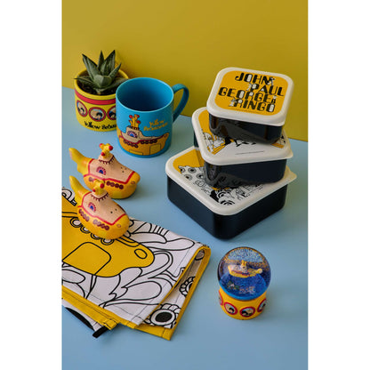 Lot de 3 boîtes à snack The Beatles - Yellow Submarine