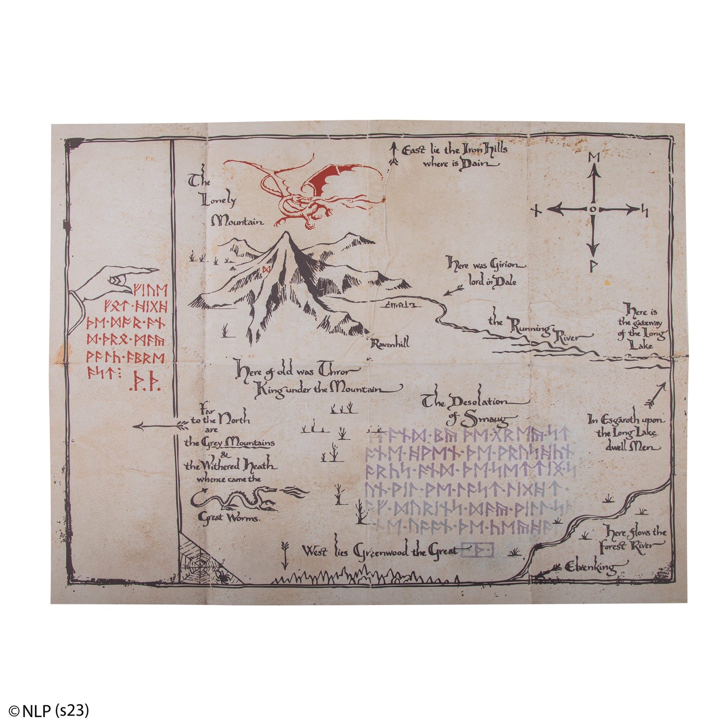 Carnet Le Hobbit avec Carte incluse
