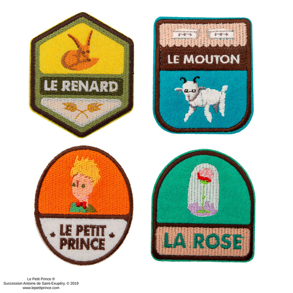Set de 4 Écussons Le Petit Prince
