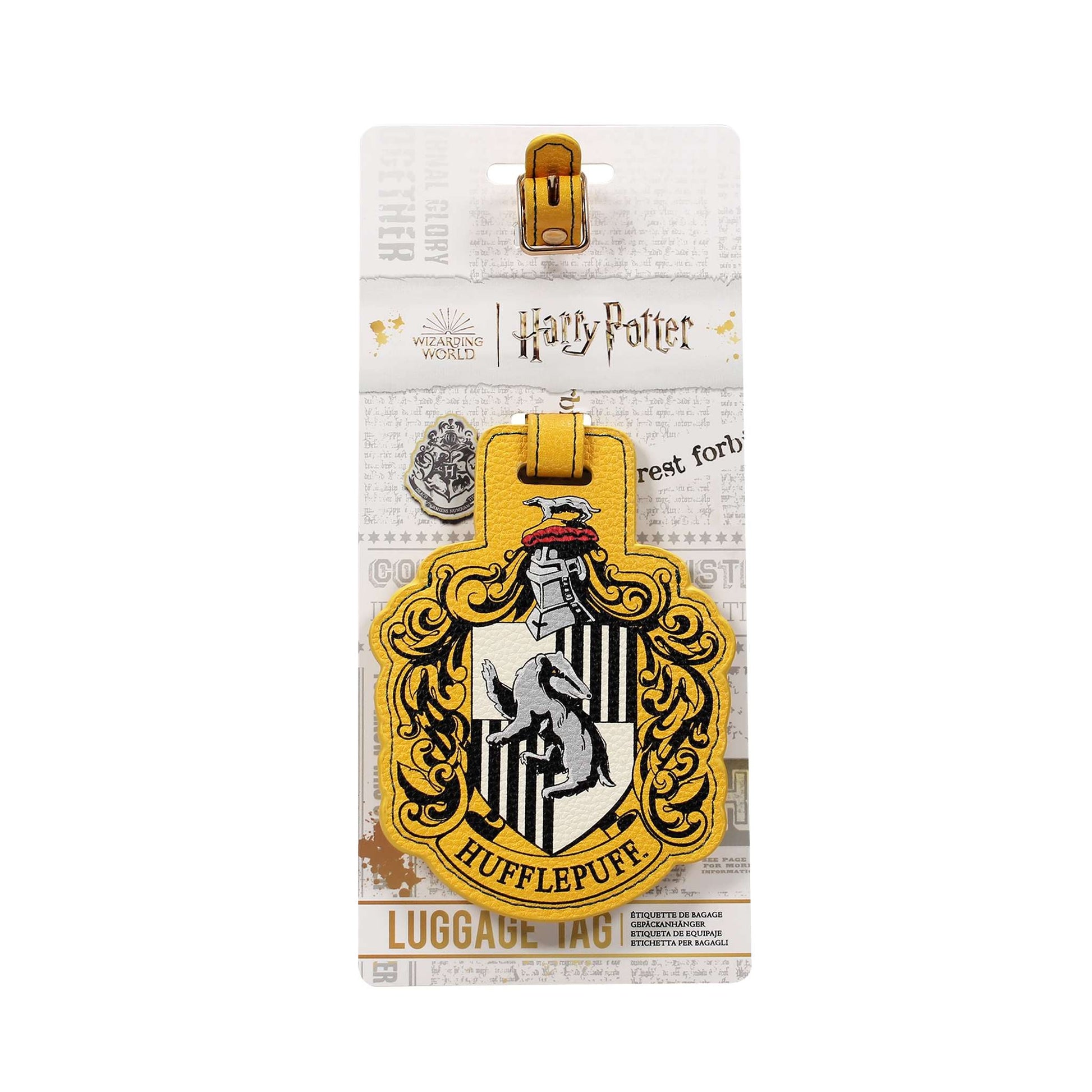 Étiquette à bagage Harry Potter - Poufsouffle