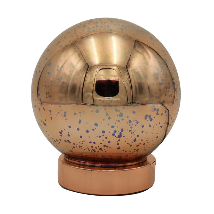 Lámpara de galaxia de oro rosa