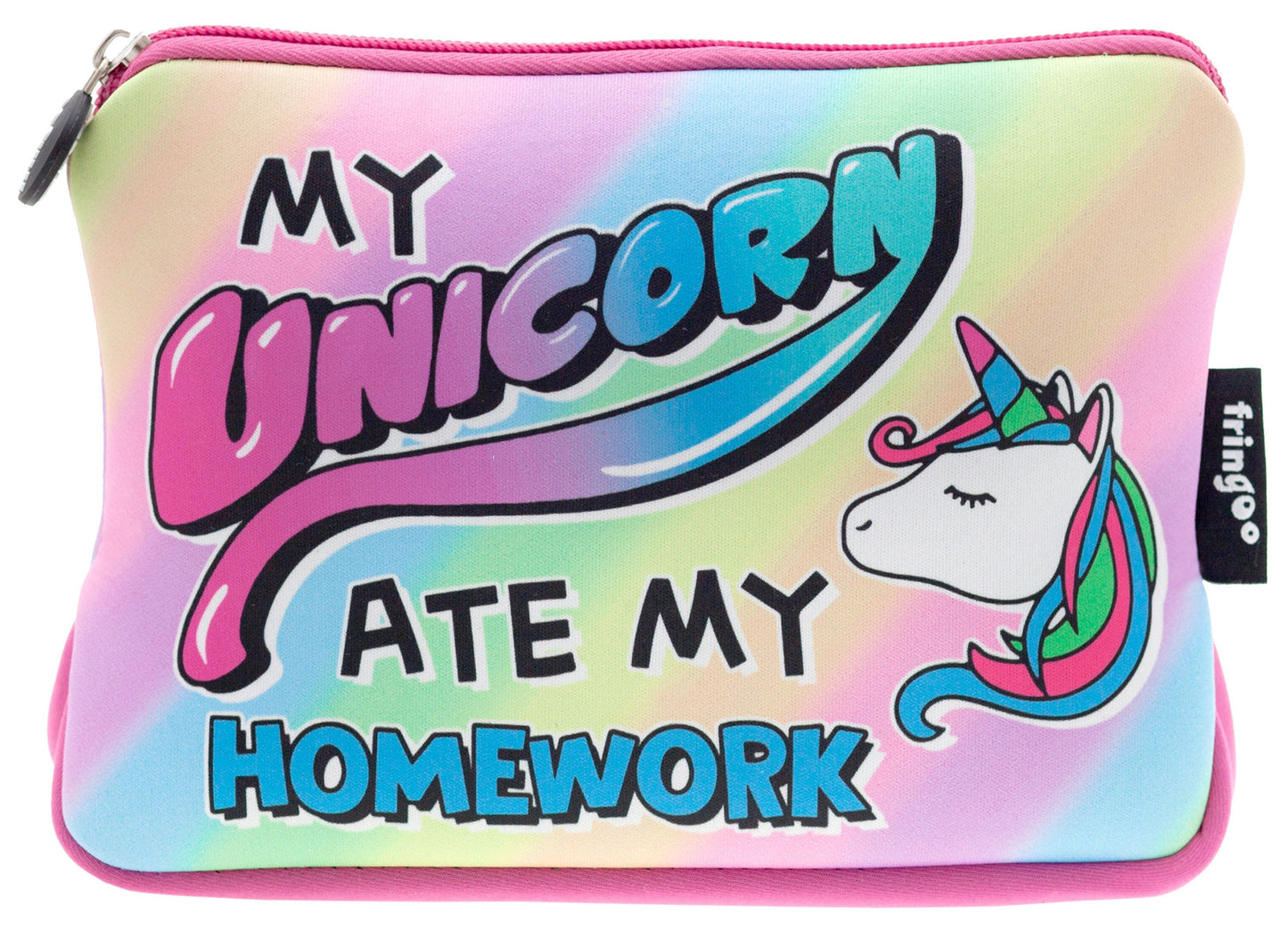 Grande trousse scolaire imprimée – licorne Ate