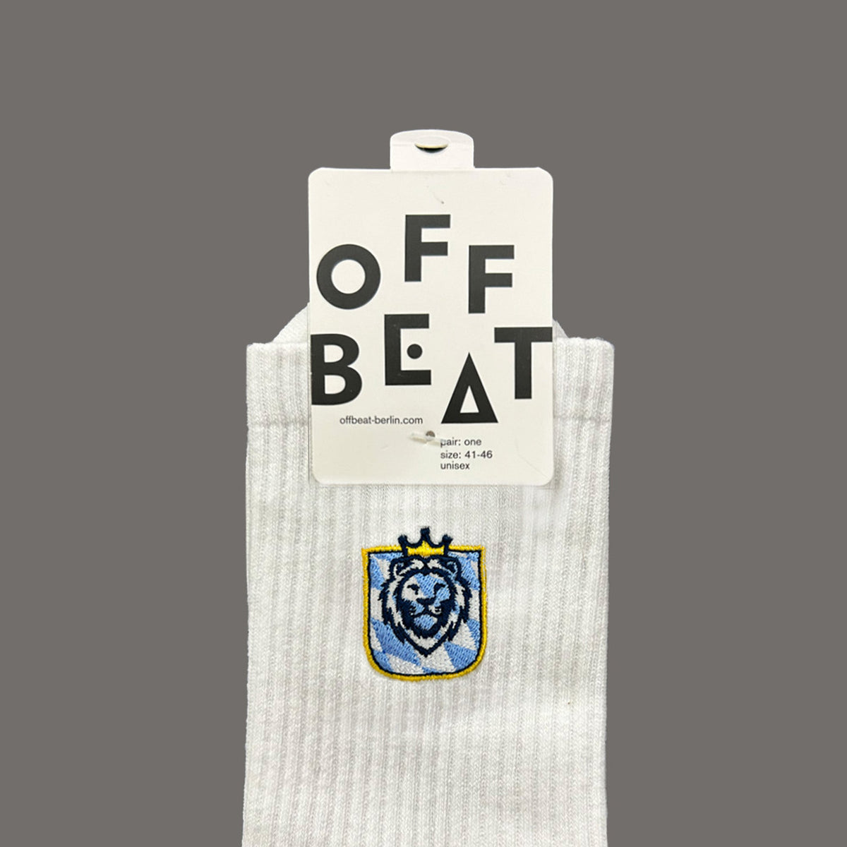Embroidered Bavarian Lion socks