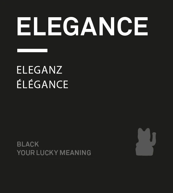 Mini Chat Chanceux Solaire Noir “Sumi”