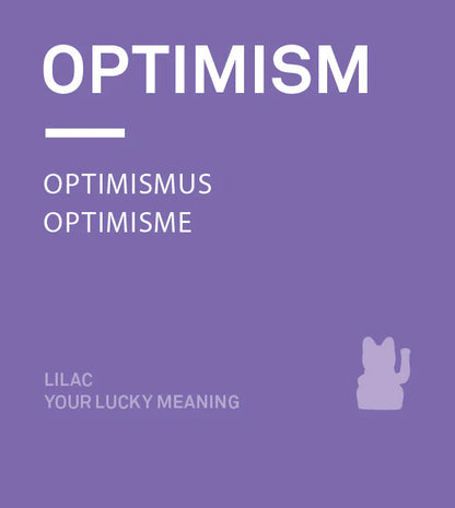 Mini Chat Chanceux Solaire Lilas “Noko”